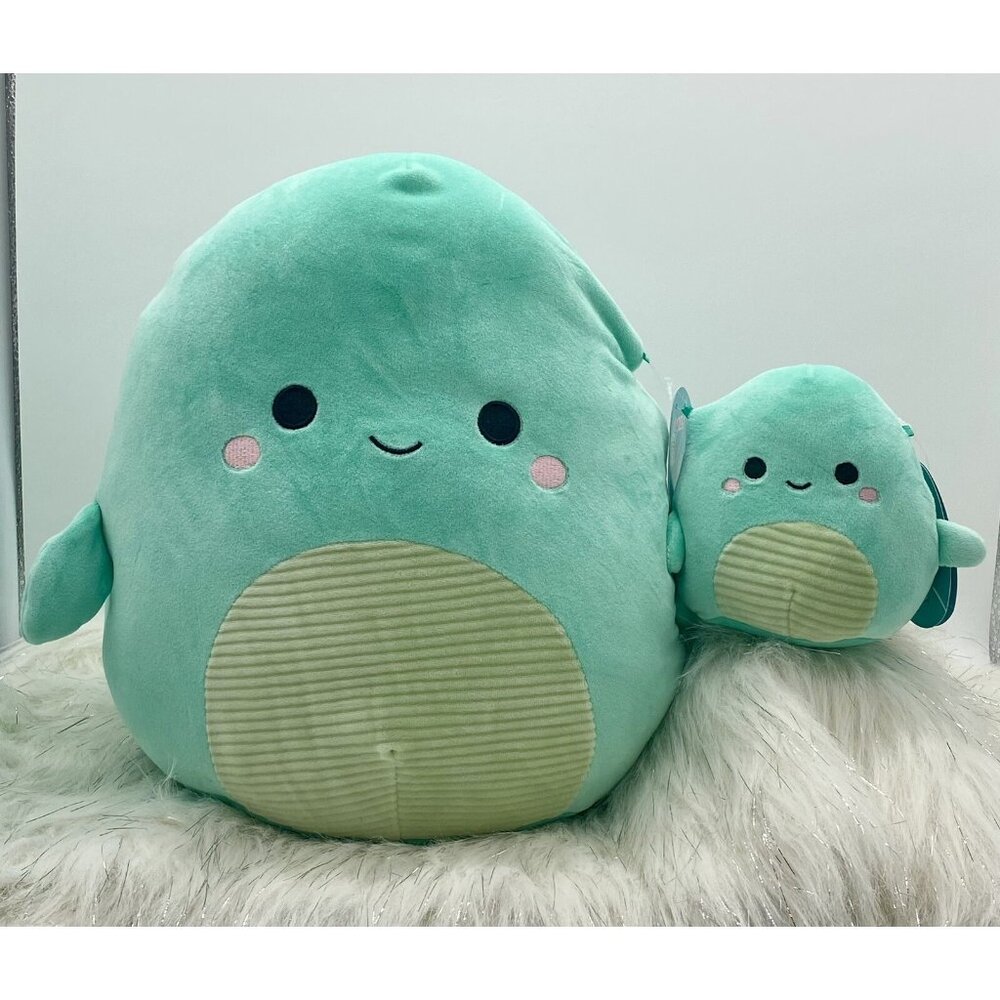 Squishmallow Plush NWT Mallow & Mini 12” 5” Nessie Loch Ness Monster Canadian